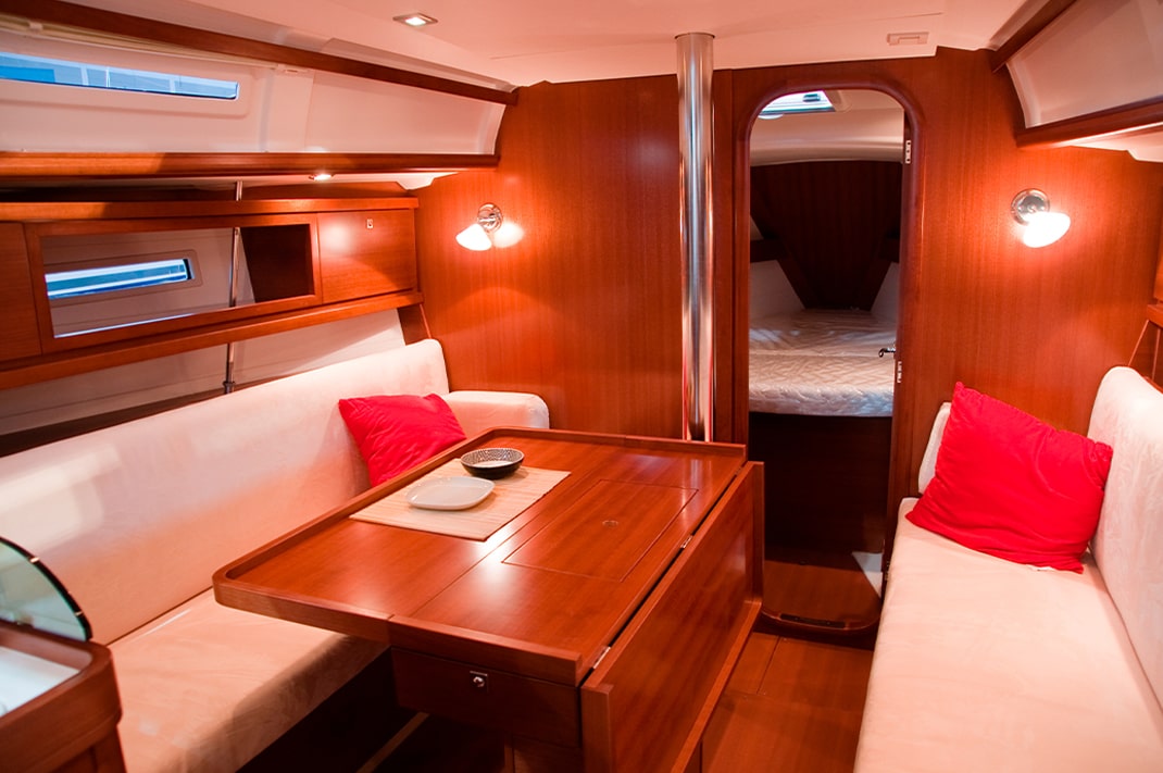 Yacht interior