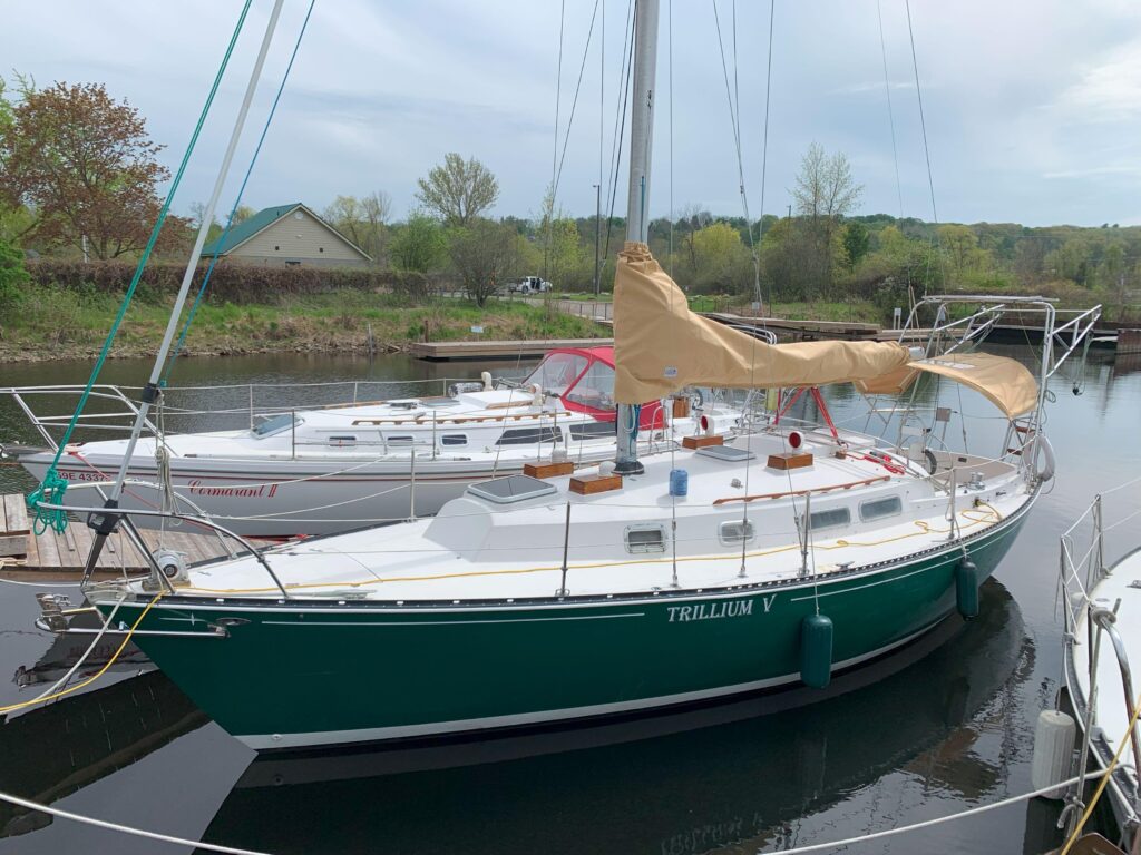 red jacket sailboat for sale