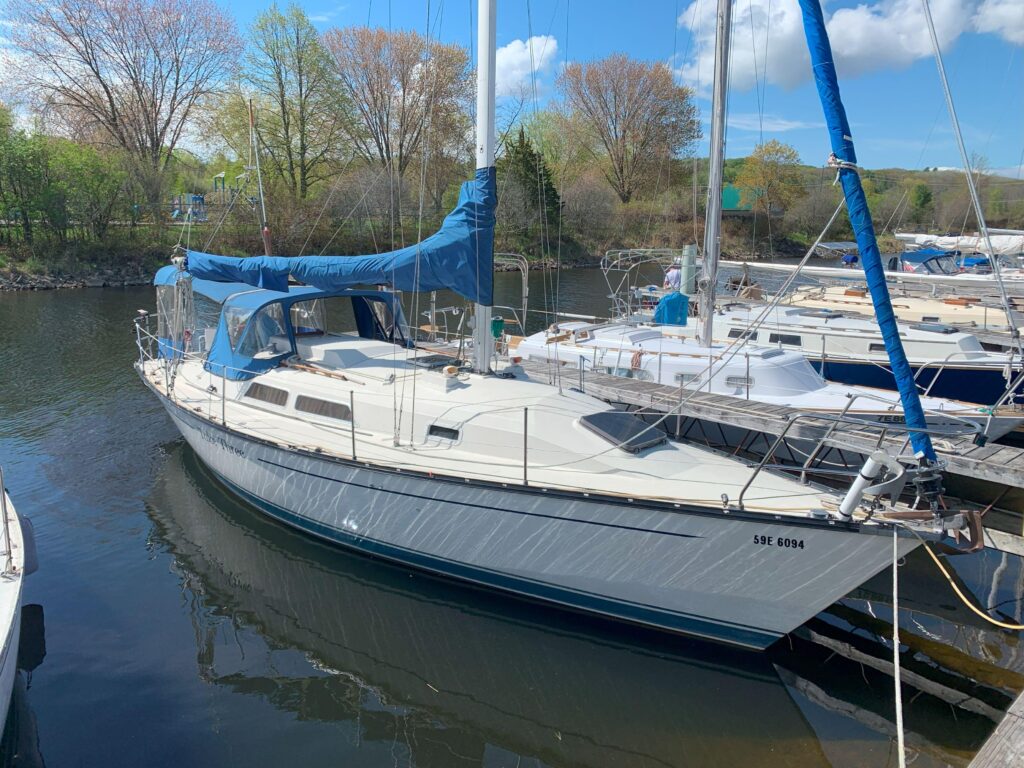 red jacket sailboat for sale